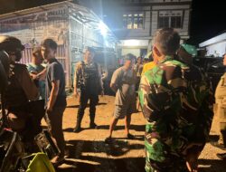 Antisipasi Tindak Kejahatan Sat Samapta Polres Muba Patroli Malam