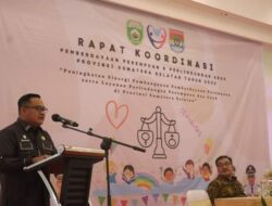 Sekda, H. Trisko Defriyansa Buka Rakor PPPA Tingkat Provinsi Sumsel