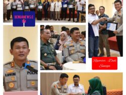 Terima Piagam Penghargaan di Acara Workshop dan Perayaan HUT ke-6 SMSI,Ini Pesan Kesan AKBP Ronald F.C Sipayung SH.,S.I.K.,M.H