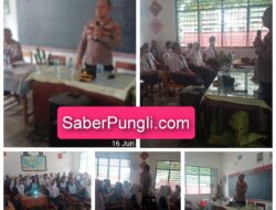 Kapolsek Tanah Jawa  Gelar Sosialisasi Bahaya Narkoba Pada Pelajar di SMP NEGERI 2 Tanah Jawa