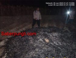 Gerak Cepat Kapolsek Tanah Jawa Atasi Kebakaran lahan, Kelalaian Siapa,,?,Simak Kronologi nya
