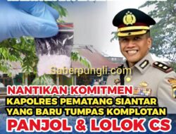 Warga Nantikan Komitmen Kapolres Pematang Siantar Yang Baru Tumpas Komplotan Panjol Cs Di Bangsal