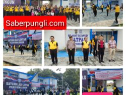 Polres Simalungun Gelar Apel Pagi dan Olahraga Bersama dengan Masyarakat