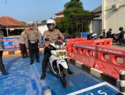 Kapolres Lampung Utara Uji Perdana Praktek SIM Baru