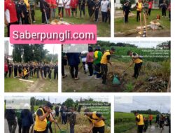 Kapolsek Tanah Jawa Bersama Forkopincam Hutabayu Raja Laksanakan Giat Marharoan Bolon