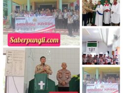Minggu Kasih Polres Simalungun Bersama  Jemaat HKI Resort Tiga Bolon, Tingkatkan Kepercayaan Publik dan Sukseskan Pemilu Damai