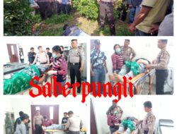 Polsek Purba Resor Simalungun Evakuasi Mayat Pria Penderita Jantung dan Asam Lambung