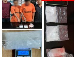 Fantastis,, Barang Bukti 100,35 Gram Shabu-shabu Menggiring 2 Tersangka ke Sel Polres Simalungun,Simak Keterangan AKP Restuadi,SH