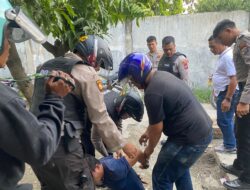 Polres Pelabuhan Belawan Lakukan Gerebek Kampung Narkoba (GKN) Di Pasar VI Martubung.