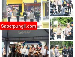 Kapolsek Bangun Lakukan Pengecekan TPS  Pilpanag serentak Kabupaten Simalungun tahun 2023 Diwilkum Polsek Bangun