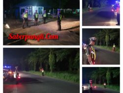 Antisipasi Pelanggaran dan Kecelakaan Lalulintas di Malam Hari Satlantas Polres Simalungun Giat Blue Light Patrol