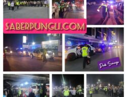 Satlantas Polres Simalungun Gelar KRYD Tingkatkan Pengamanan Masyarakat dengan Patroli Skala Besar