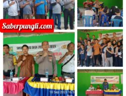 Kapolsek Tanah Jawa Gelar Sosialisasi dan Penyuluhan Bahaya Penyalahgunaan Narkotika