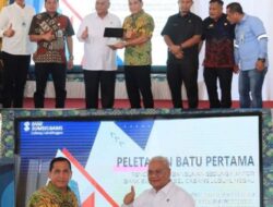 Wako Letakan Batu Pertama Rencana Pembangunan Gedung Kantor Bank Sumsel Babel