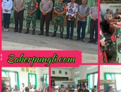 Kapolsek Dolok Silau Datangi Koramil 18 DS, Ucapkan Selamat Ulang Tahun