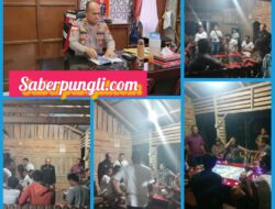Tindaklanjuti Berita di Medsos Unit Opsnal Polsek Tanah Jawa Gerepek Judi GELPER di Wilayah Hukumnya