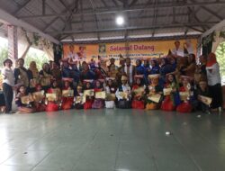 Polsek Bangun Gelar PAM dan Monitoring Kunjungan Ketua TP PKK Ny,Ratnawati H.Sinaga di Festival Seni Budaya Simalungun di Gunung Malela