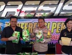 Satresnarkoba Polres Metro Bekasi Kota Berhasil Tangkap 4 Pengedar Narkotika Dan Amankan 12 Kilogram Lebih Sabu Sindikat Internasional