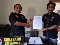 DPD IWO-I Kabupaten Pringsewu Setelah Sebulan Dikukuhkan Segenap Anggota Lakukan Penandatanganan Pakta Integritas.