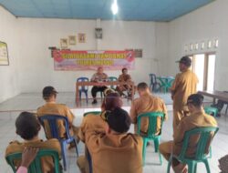 Sat Binmas Polres Mesuji Melakukan Giat Silaturahmi Kamtibmas di Desa Rejo Mulyo Kecamatan Way Serdang