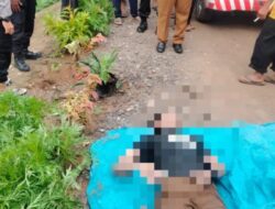 Digegerkan Penemuan Mayat Seorang Laki-Laki, Didalam Saluran Irigasi
