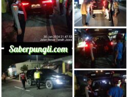 Jelang Pemilu 2024,Polsek Tanah Jawa Gelar KRYD Tingkatkan Patroli dan Razia Malam Hari