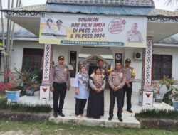 Pastikan Situasi Kondusif Jelang Pemilu 2024,Patroli KRYD Polsek Bangun Sambangi Kantor PPK di Wilayah Hukumnya