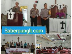 Wakapolres Simalungun Menggelar Kegiatan Minggu Kasih di Gereja HKBP Rogate Bangun