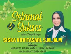 Tindih Petahana 53 Suara Sementara, Siska Novitasari Insyaallah Melenggang ke DPRD Kota Lubuklinggau