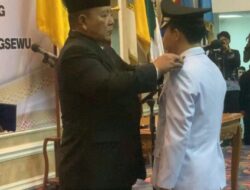 Pj.bupati Pringsewu.di Lantik Oleh Gubenur Lampung.