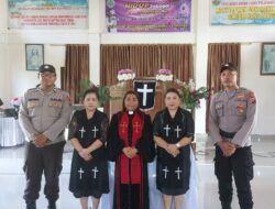 Jumat Agung, Polres Bolsel Lakukan Pengamanan Di Sejumlah Gereja Di Kabupaten Bolsel