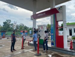 Unit Tipiter Polres Tulang Bawang Barat Cek SPBU antisipasi Prakter Kecurangan