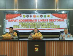 Rakor Lintas Sektoral Ops Ketupat Krakatau 2024 Diwilayah Kabupaten Tulang Bawang Barat