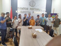 Forum Masyarakat Pesawaran Bersatu (FMPB) Audiensi Dengan Kepala Agraria
