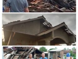 Porak Porandakan Rumah Warga Curah Hujan Di Sertai Angin Puting Beliung