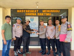 Warga Tumijajar Serahkan Senpi Rakitan Ke Kantor Polisi