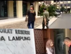 Lsm.Lipan menyerahkan.Ke Polda Lampung Bukti Surat pernyatan dari 9 saksi Bacaleg.