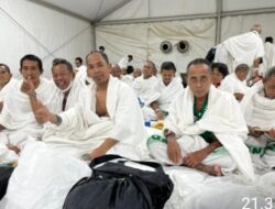 Diguyur Hujan Saat di Mina, Jamaah Haji Pesawaran Sangat Bersyukur 