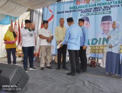 Pasangan MADINA Serahkan Berkas ke KPU Kota Tanjungbalai