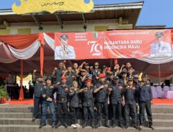 LMPP Laskar Merah Putih Perjuangan Hadiri Upacara HUT RI di Kantor Bupati Pesawaran