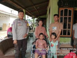 Kursi Roda Dicuri, Kapolres Lubuklinggau Langsung Berikan Bantuan Kursi Roda Baru Untuk Anak Disabilitas