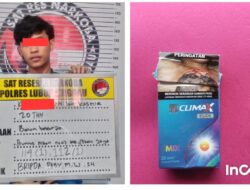 Satres Narkoba Tangkap Tersangka KA (20) Diduga Membawa Sabu Dalam Bungkus Rokok