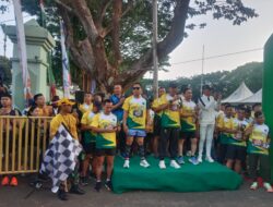Pjs. Walikota Bandar Lampung Budhi Darmawan Bersama Korem Gatam Lepas 3.800 Peserta Pelari Gatam Run 5 K dan 10 K