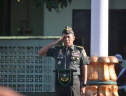 Upacara Bulanan, Kasrem 043/Gatam Bacakan Amanat Panglima TNI