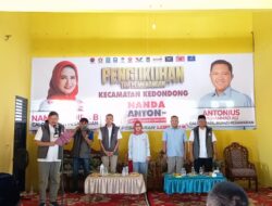 Pengukuhan Tim Pemenangan Paslon Nanda-Anton di Kecamatan Kedondong dan Way Khilau