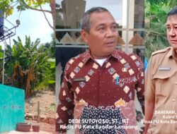 Dinas PU Kota Bandar Lampung Salurkan Bantuan Sarana Air Bersih, Warga Tanjung Gading Ucap Syukur