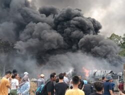 Diduga Gudang Ilegal Penimbunan BBM Umbul Kunci Yang Terbakar Milik Bos PT Lautan Dewa Energi