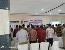 Badan Pengawas Pemilu Lampung Utara Gelar Rapat Kerja