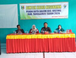 Pelatihan Teknis Kader Kesehatan di Pekon Kuta Dalom, Gisting, Tanggamus: Semangat Tinggi untuk Peningkatan Kesehatan Masyarakat