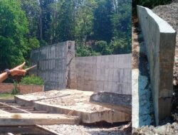 Bangunan Dinding Penahan Sampah di TPA Bakung Telang Dana 4,8 Milyar Diduga Tidak Sesuai Dengan Anggaran